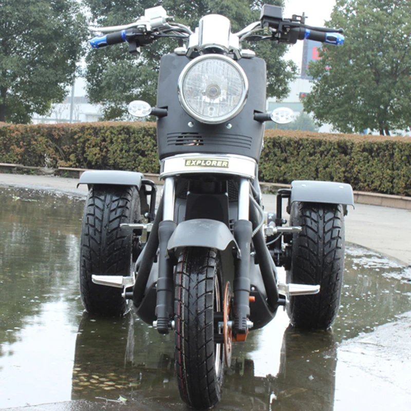 Discount Motorcycles Electric Scooter 3 Wheel Tricycle Citycoco Popular Cool 72V 1000W High-powered for Adults Cycling The Handicapped 4