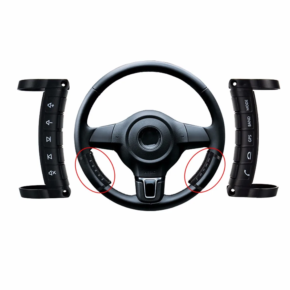 Universal Wireless Steering Wheel Button Remote Control Replacement For Stereo DVD font b GPS b font