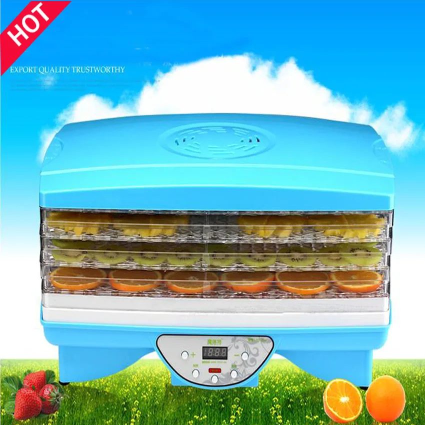 1 шт., FD890, микрокомпьютер, сушеные продукты, овощи, обезвоживание, сушеные продукты, фрукты, машина, сушилка с 5 лотками