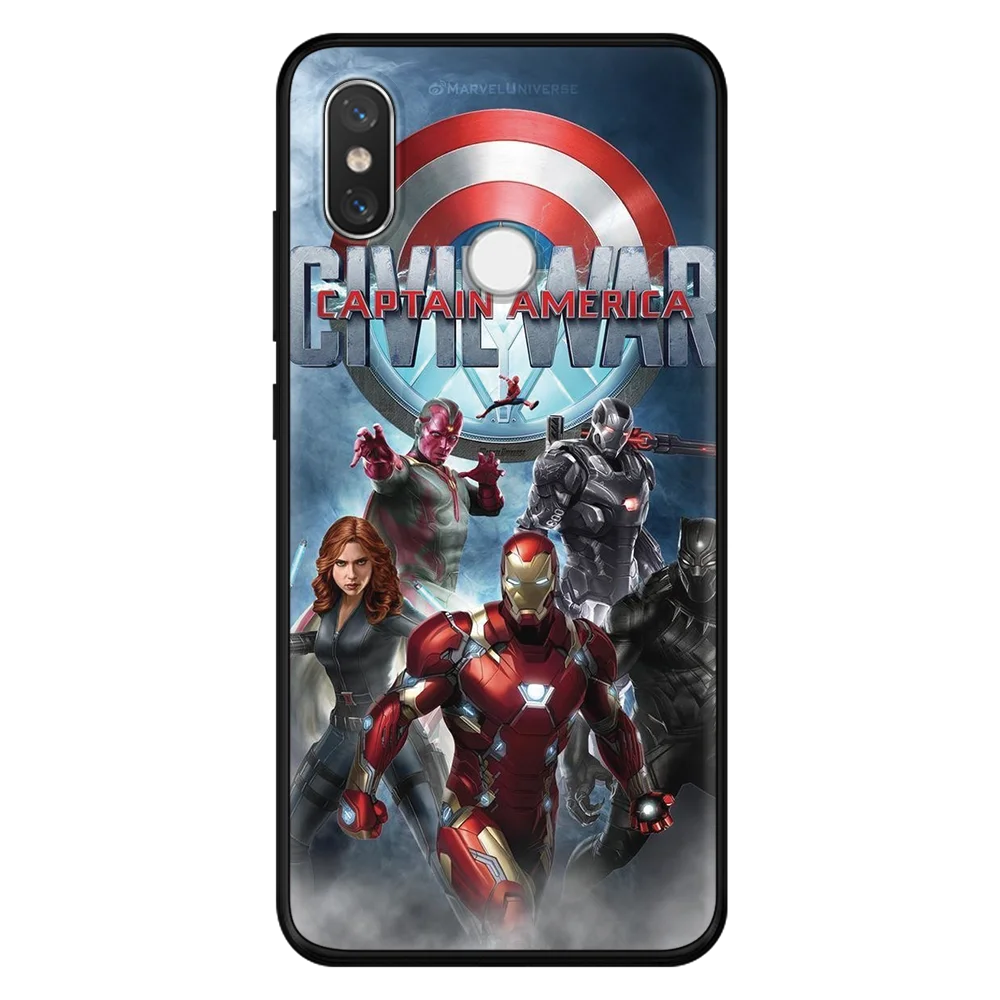 Мягкий ТПУ чехол Marvel для Xiaomi mi 9 8 Explorer Lite A1 A2 6X 5X для Xiao mi Red mi Note 6 7 Pro 5 Pocophone F1 чехол Coque Fundas - Цвет: 0m5ren