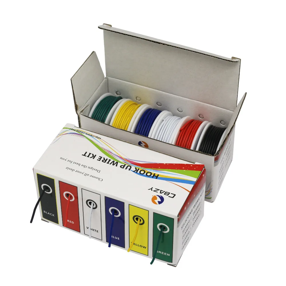 Kit de cables de conexión 24 AWG 1007 (Kit de cables trenzados) calibre