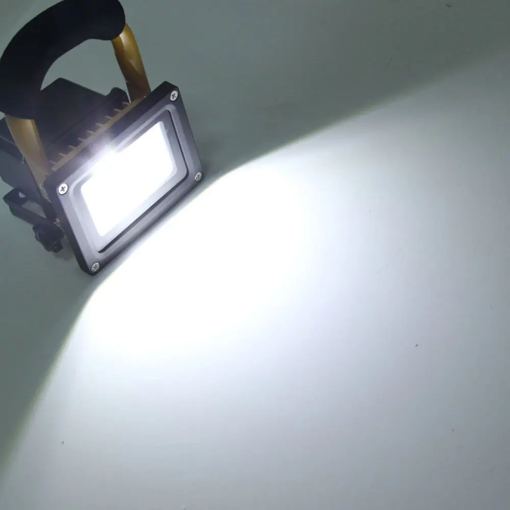 T-SUNRISE Светодиодный прожектор светильник Перезаряжаемые Портативный открытый светильник ing потолочные светильник 10 Вт Водонепроницаемый для кемпинга Рыбная ловля аварийный светильник
