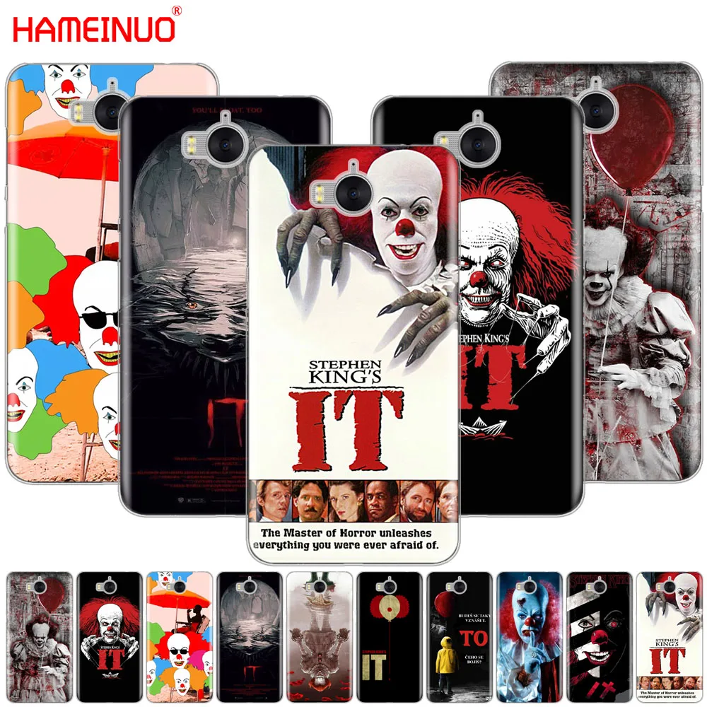HAMEINUO Stephen King's It чехол для сотового телефона huawei honor 3C 4X 4C 5C 5X 6 7 Y3 Y6 Y5 2 II Y560 Y7 2017 |