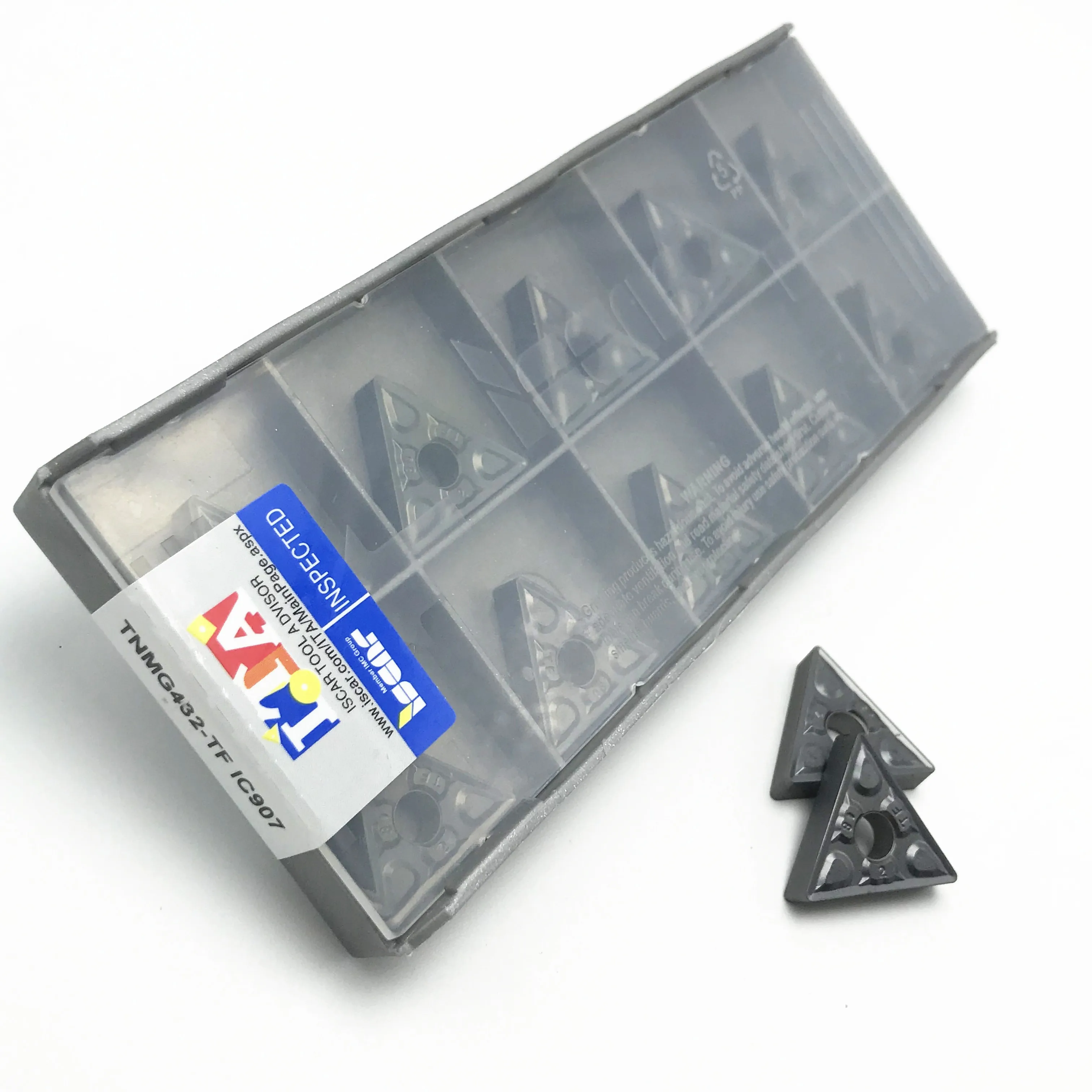 

20PCS Carbide TNMG220408 TF IC907/IC908 External Turning Tool 220404 Carbide Insert Lathe Tool CNC Tool