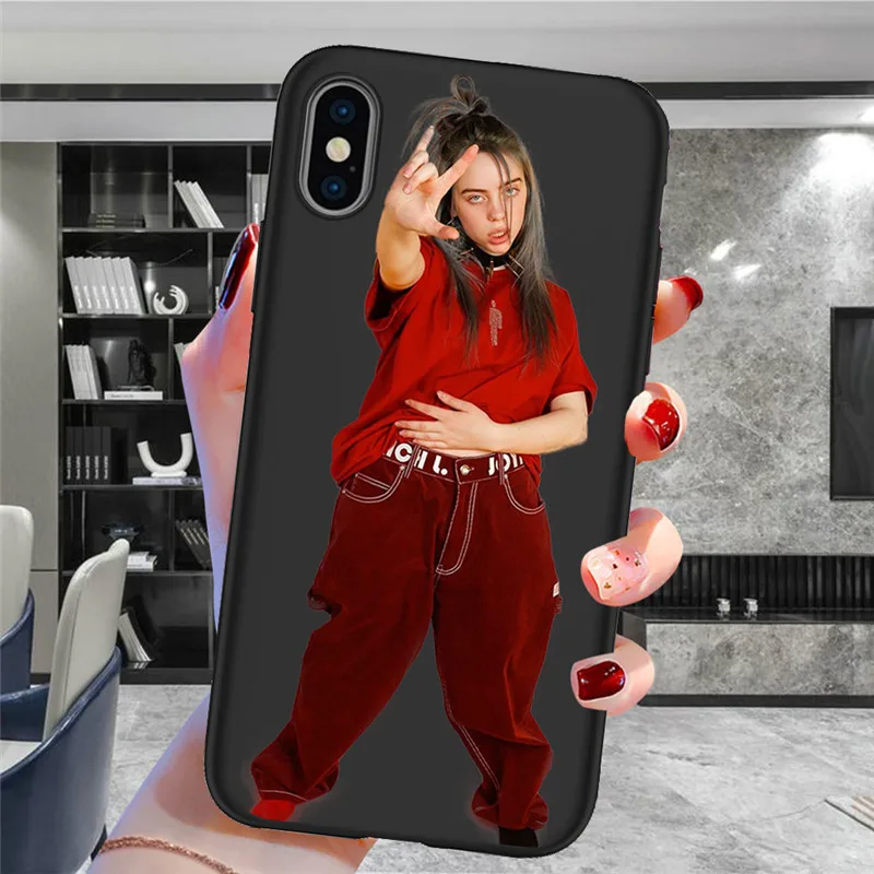 Billie eilish для iPhone X XR XS Max 5 5S SE 6 6S 7 8 Plus Oneplus 5T Pro 6T чехол для телефона Funda Coque Etui funda capinha