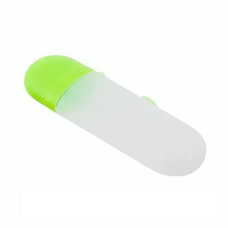 Портативный чехол для хранения зубной пасты, зубных щеток, держатель для путешествий, коробка для кистей, чашка для хранения, аксессуары для ванной комнаты - Цвет: Green Transparent