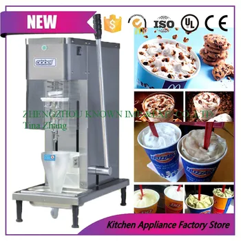 

Free shipping by sea Strawberry, chocolate, oreo etc. ingredient ice cream mixer for sale