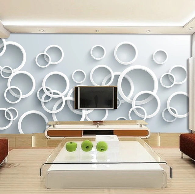 3d Estereoscópico Grande Mural Personalizado Papel De Parede A Sala