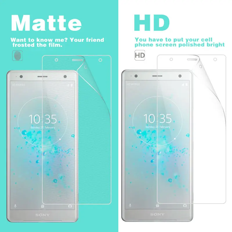 Горячее предложение! Распродажа! HD прозрачная глянцевая пленка для Sony Xperia XZ2 H8216