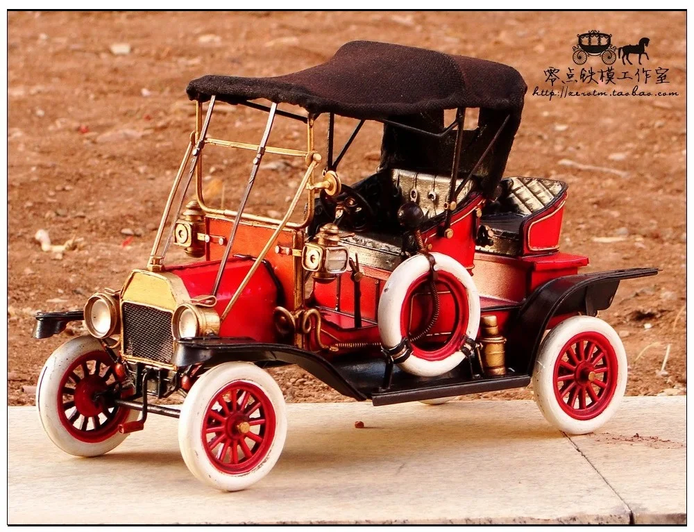 

Американская модель T-Ford, металлические классические автомобили ручной работы, аксессуары для дома, подарок
