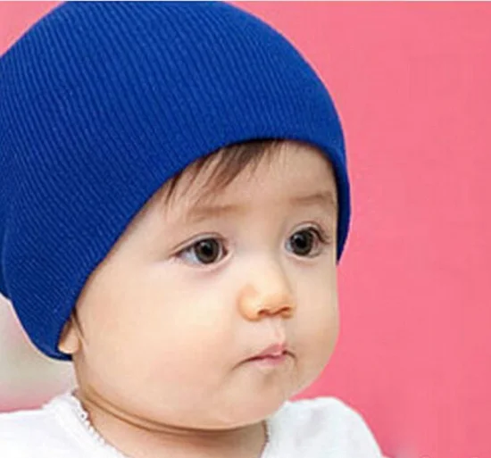 

Children's knitted hat Baby autumn Warm Caps Candy Color Hats for kids Children Boys Girls Beanies Cloth Accessories