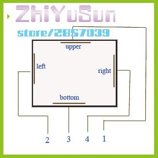 Zhiyusun 4 wgjg 162 мм * 100 мм новый 7 дюймов 4 линии для автомобиля DVD сенсорный экран панели 162*100 Сенсор стекло кабель 2.5 мм