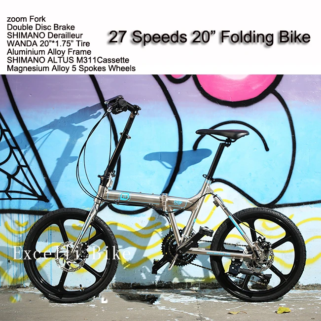 27 Скорости 20ɿolding Велосипед 6 Спицы колеса Горы Bike20 Мини Plegable Bicicleta Горный Город