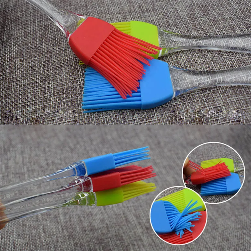 Basting Brushes BBQ Tools Silicone Bread Basting Brush BBQ Baking DIY Kitchen Cooking Tools (7)
