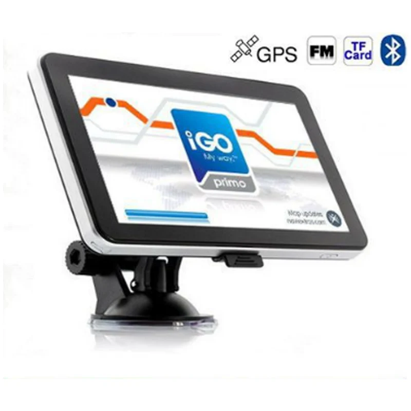

7 inch GPS Navigation Bluetooth FHD1080P Built-in memory: 4G Free Map Av-in FM