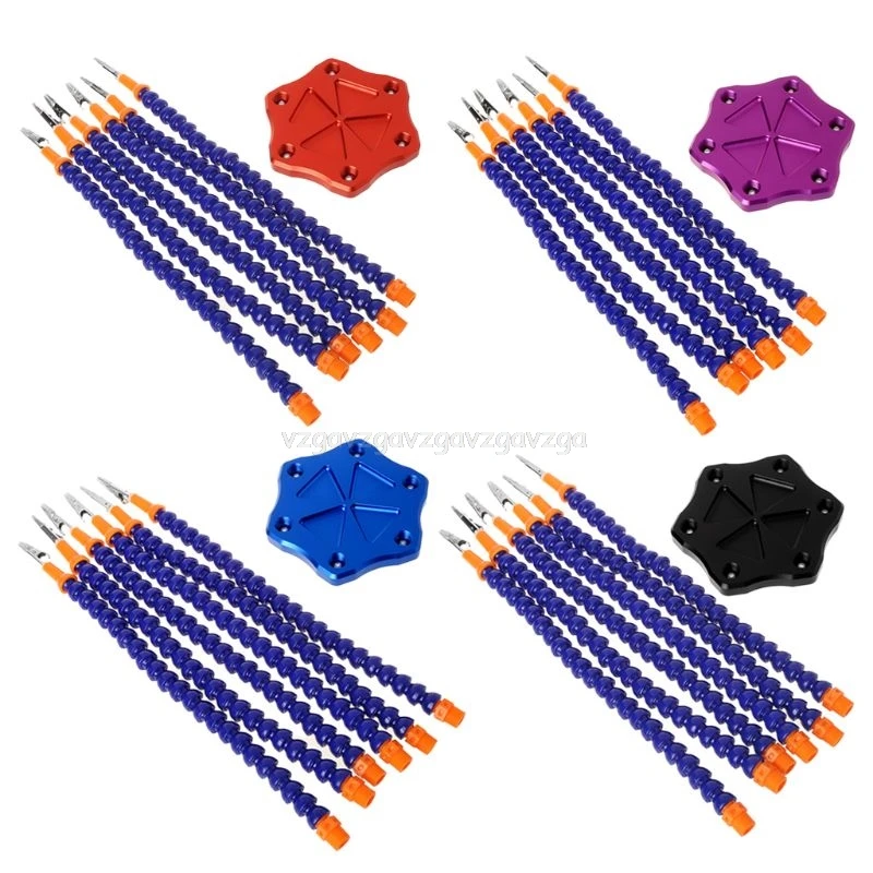 

Helping Third Hands Soldering Tool 6 Flexible Arms Welding Station For RC Model N16 dropship