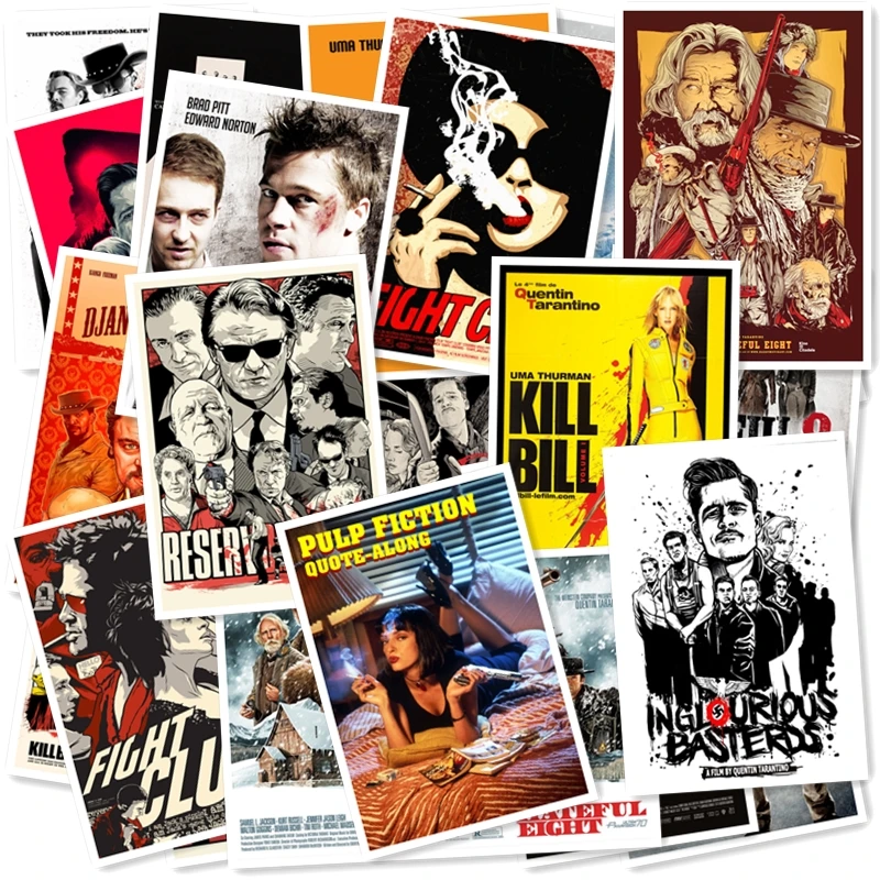 A1-43# Quentin Tarantino Pulp fiction 25/шт ПВХ серия стикер Kill Bill Vol.1 резервуар для собак Дорожный чемодан Граффити стиль