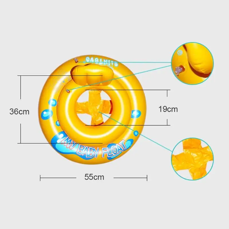 Baby Infant Kids Inflatable Swimming Ring Toddler Seat Pool Float Bath Water Fun Bathing Swim Trainer Toy Swim Pool Accessories