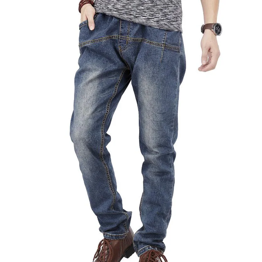 elastic jeans for men