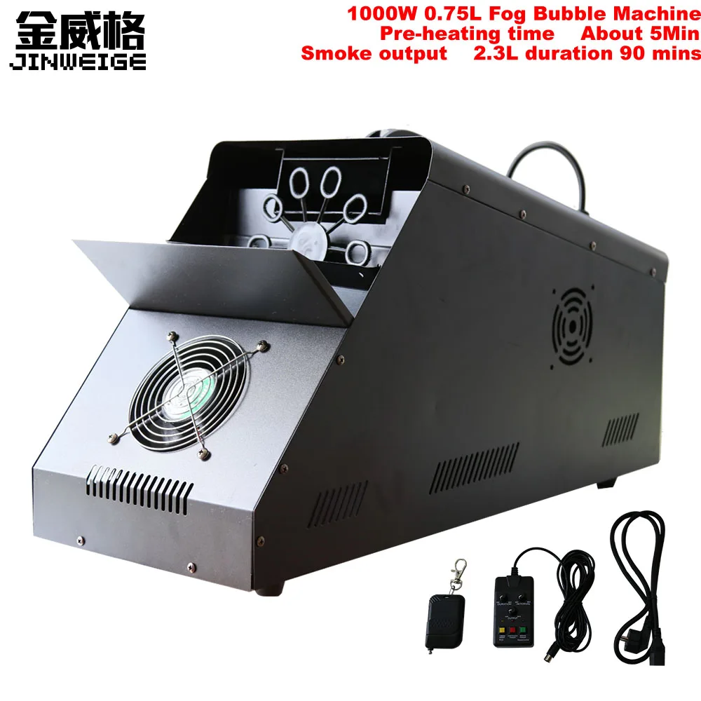 Free Shipping 1000W Fog Bubble Machine High Speed Smoke Bubble Output