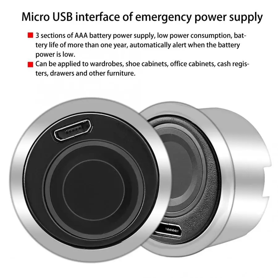 Keyless Lock Cabinet Drawer Electronic Fingerprint Security Lock Waterproof fechadura digital combination lock time lock