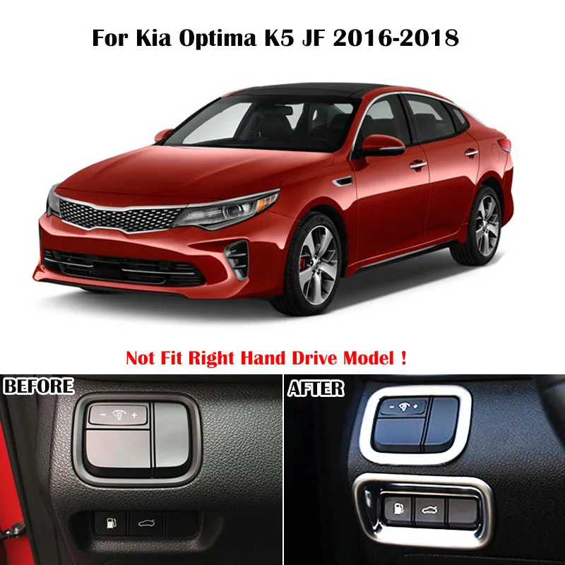 Хромированный головной светильник для Kia Optima K5 JF 2016 2019 противотуманный панель