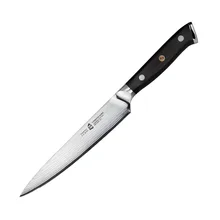 VG10 6 Zoll Utility Damaskus Messer Japanischen Stahl G10 Griff Slicing Chef Fleisch Gemüse Obst Kochen Schäl