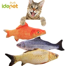 1PC Pet Cat Toy Fish Shape Toys For Cat Favor Fish Cat Supplies Mint Stuffed Scratch Board Scratching for Pet ball Product 35