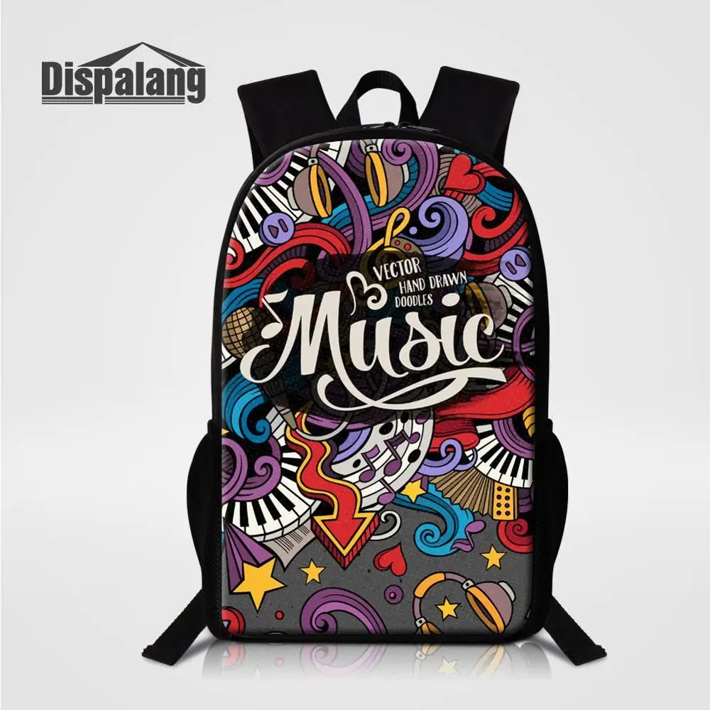 Женский рюкзак Dispalang, женские школьные сумки для подростков, гитара, музыка, печать, дорожный рюкзак, рюкзак для досуга - Цвет: Лаванда
