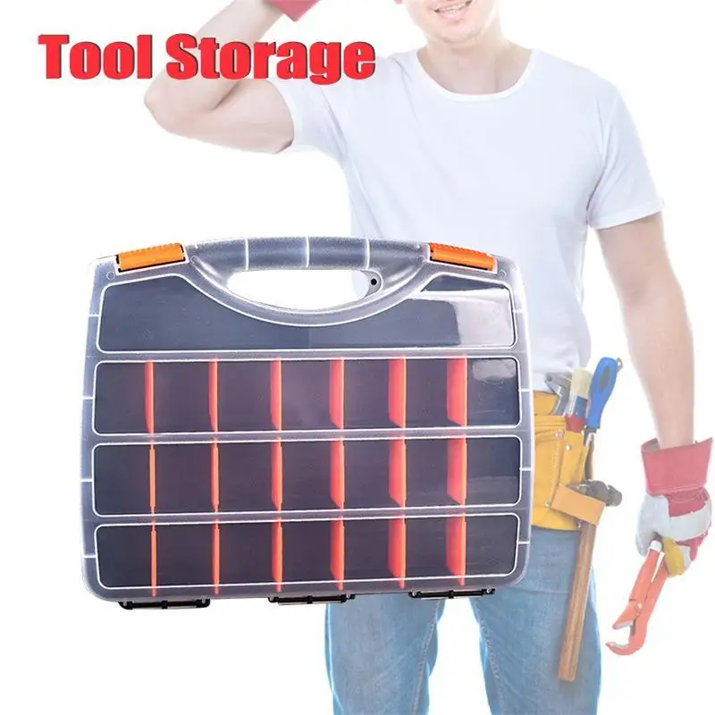 

Portable Hardware Tool Parts Screw Storage Box B-320