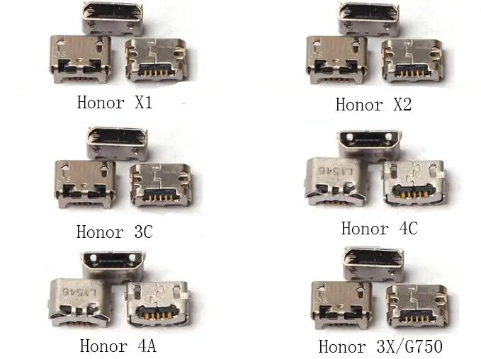 Для Huawei Honor X1 X2 3C 4A 3X G750 micro usb зарядный разъем Подключение док-станции | Мобильные