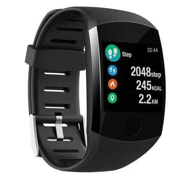 

Q11 Smart Watch Fitness Bracelet Big Touch Screen OLED Message Heart Rate Time Smartband Activity Tracker Wristband Waterproof