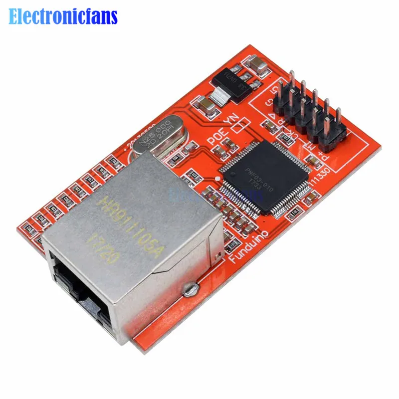 10 шт. Топ Mini W5100 LAN Ethernet щит сетевой модуль платы 3 В Совместимость с 5 для Arduino 100%