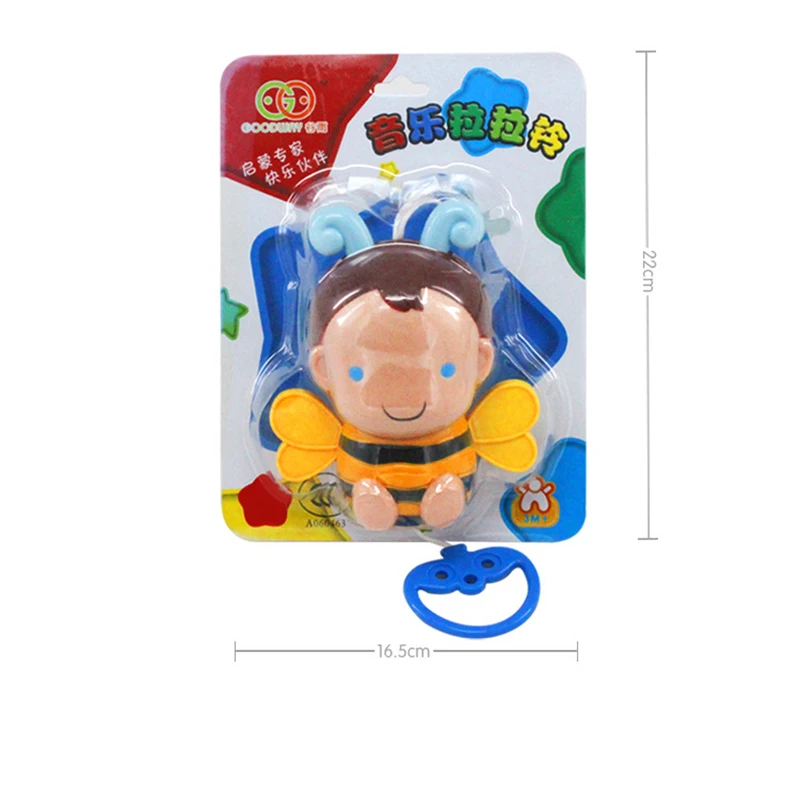 Hzirip Игрушки для маленьких детей пчелка музыка колокол Игрушечные лошадки побаловать ребенка музыкальные погремушки Mobile на кровать Развивающие детские игрушки прекрасные руки пожимая