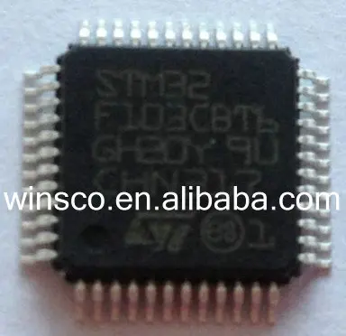 10 шт./лот ST STM32F103CBT6 IC MCU ARM 128 K вспышка/таймер