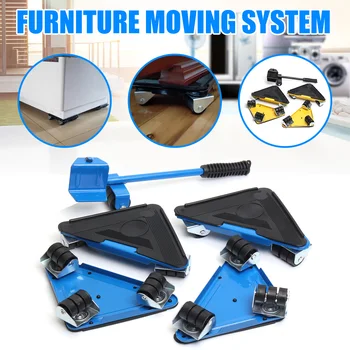 

Durable Furniture Moving System With Lifter Tool And 3 Wheels Stable Furniture Moving Heavy Stuffs Moving Tool Home Utilities