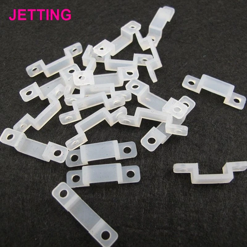 10Pcs Silicone LED Strip Holder Fixing LED Strips Light Clip For 12CM