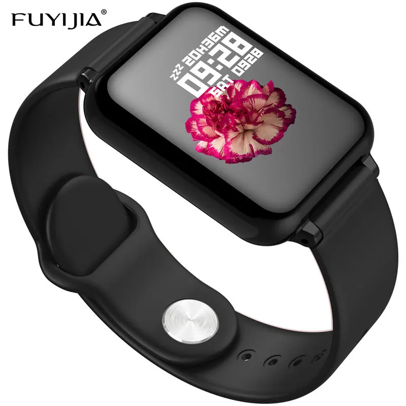 

FUYIJIA IP67waterproof Smart Watch Men 1.3 Inch IPS Screen Digital Watch Heart Rate Blood Pressure Weather Music Control Step