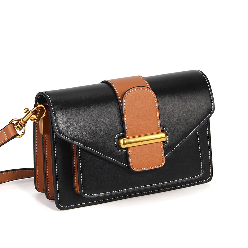 

New Fashion Style Women's Bag Genuine Leather Messenger Bags Flap Mini Bag Organ Bag