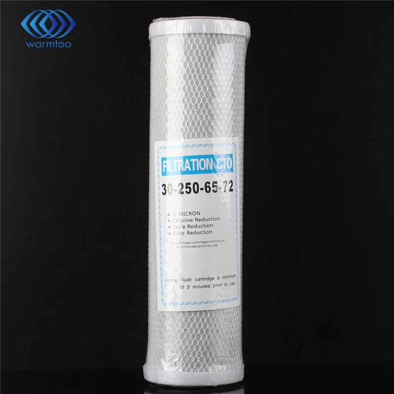 

Replacement Activated Carbon Water 10 inch Filter Whole House RO CTO 5 Micron