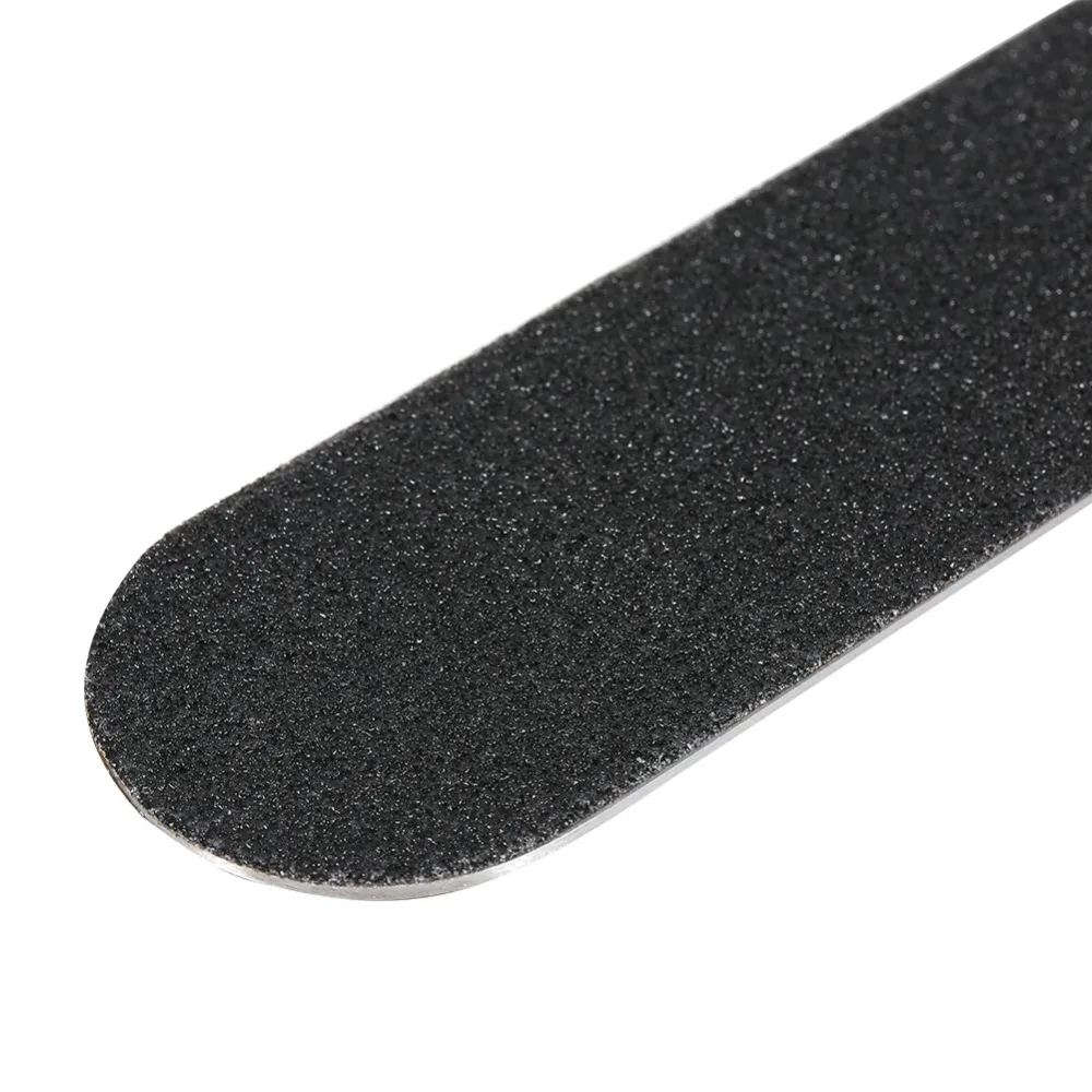 Нержавеющая сталь двухсторонняя Педикюр ног пилка с 10 шт. сухой песок бумага Рашпиль Каллус Твердый для удаления кожи средства ухода за