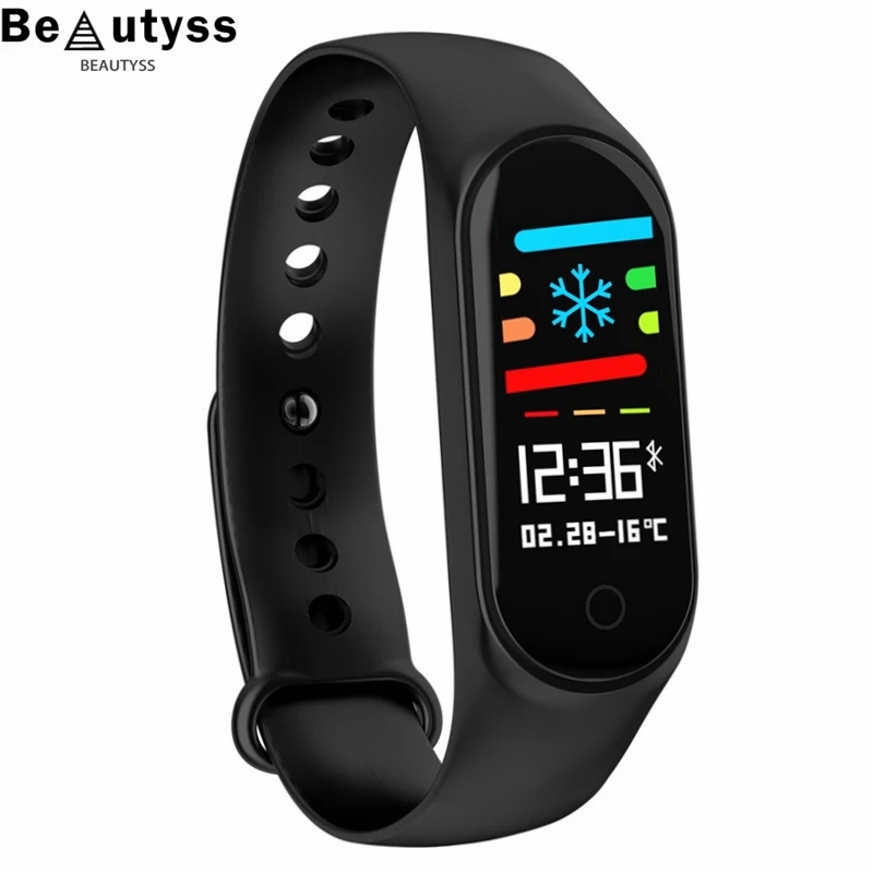 

Beautyss Band 4 Color Screen Tracker Blood Pressure Heart Rate Monitor Smart Band Bracelet amazfit watch smart watch IP67