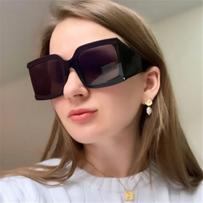 Ретро квадратные черные солнцезащитные очки женские новые роскошные брендовые дизайнерские негабаритные солнцезащитные очки для женщин праздничные очки UV400 Gafas