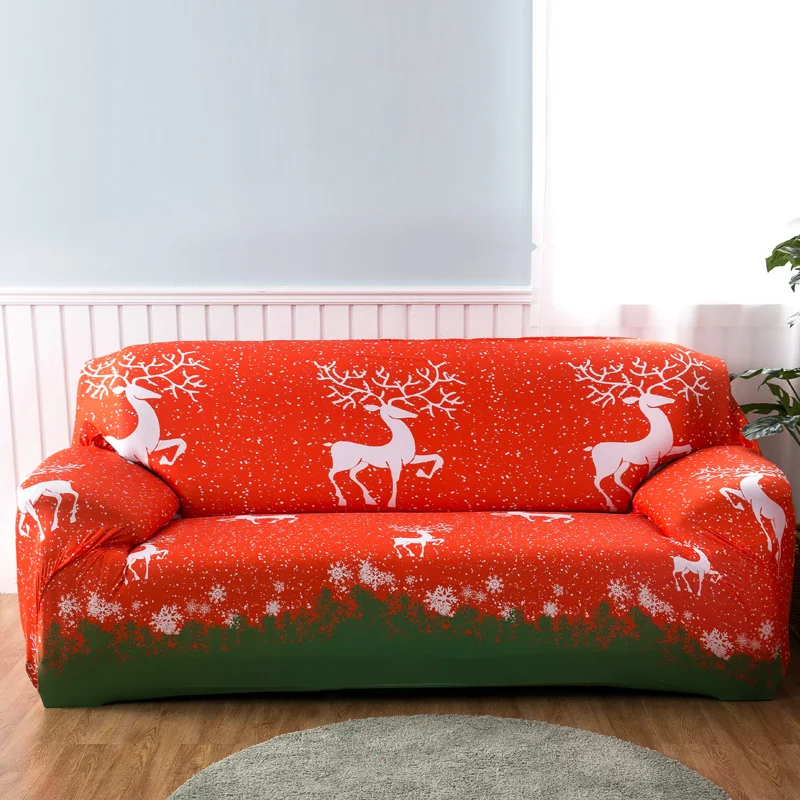 

Christmas decor Sofa Cover Sofa Slipcover for Living Room All-Inclusive Slip-Resistant Sofa Cover Couch Cover 1/2/3/4 Seatar
