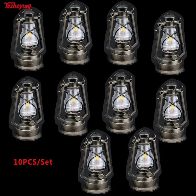 

10PCS/Set TopToys 1/6 Scale WWII German Metal Oil Lamp w/ LED light-up Model Fit for 12"Soldier figure Scenes Accessories
