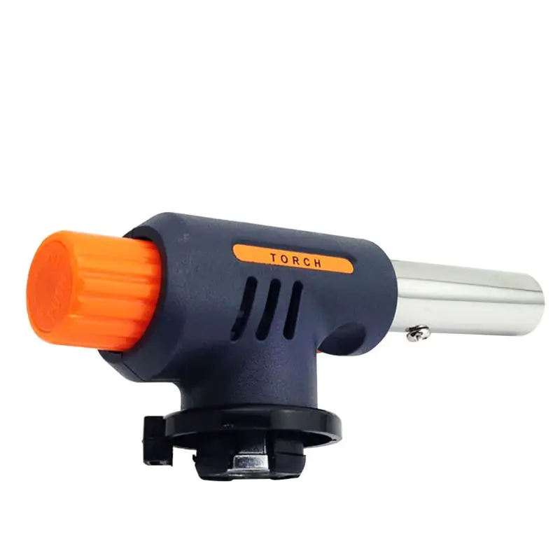 

Outdoor Convenient Excellent quality Gas Torch Flamethrower Butane Auto Ignition Camping Welding BBQ Outdoor Travel