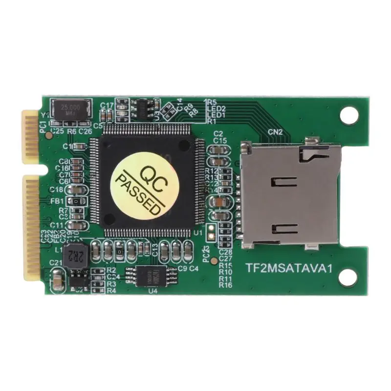 

Micro SD TF Card to Mini PCI-E mSATA SSD Solid State Drive Adapter Converter for PC Computer Laptop Accessories