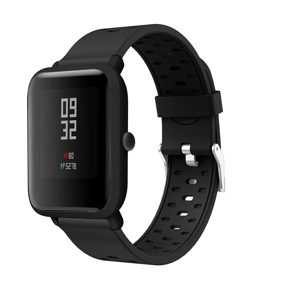 20 ремешок для часов, мм для Huami Amazfit Bip Youth съемный браслет для наручных часов для Xiaomi Huami Bip BIT PACE Lite Молодежный браслет силиконовый