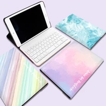 Wireless Bluetooth Keyboard Mini Marble PU Keyboard Case For iPad Air Air 2 Mini 1 2 3 4 5 New 2017 2018 9.7 Pro 10.5 11 inch Wireless Bluetooth Keyboard Mini Marble PU Keyboard Case For iPad Air Air 2 Mini 1 2 3 4 5 New 2017 2018 9.7 Pro 10.5 11 inch