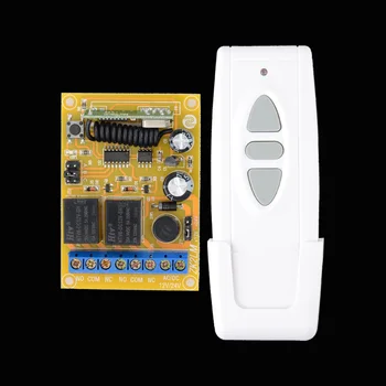 

DC 12V 24V Remote Control Switch System + 3-Button Big Controller For 12V 24V Motor Forward Stop Reversal